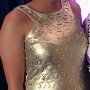 EUC Gold Lilly Pulitzer dress